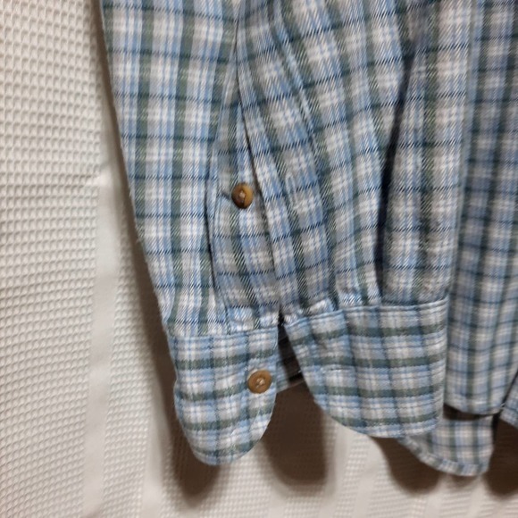 LORD&TAYLOR MENS COTTON FLANNEL LONG SLEEVE POCKET‎ BUTTON SHIRT XL - Picture 6 of 10